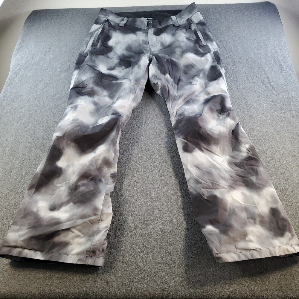 The North Face DryVent Snow Pants Womens BlackInsulated Ski smoke wash pattern